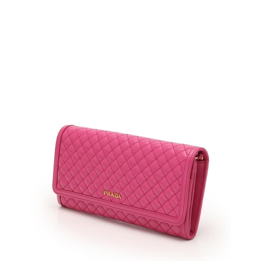 Prada Chain Wallet Pink - image 2